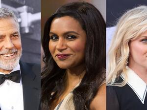 ريس ويذرسبون وميندي كالينج وجورج كلوني