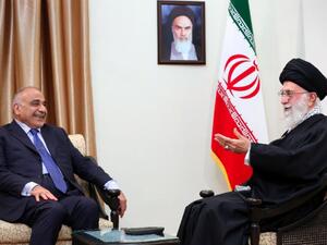 Iran's supreme leader Ayatollah Ali Khamenei told Iraqi premier Adel Abdel Mahdi that the US is plotting to remove his government (AFP Photo/HO)