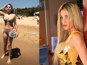 Images and videos of Dominique Hourani in swimwear were shared on her friend's Instagram account