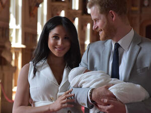 Prince Harry, Meghan Markle  and Their Son 'Archie'