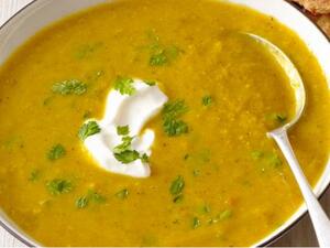 شوربة العدس بالشوفان