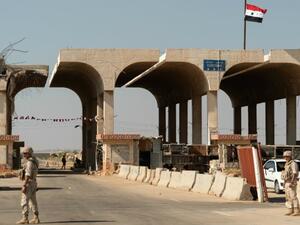 The border crossing between Jordan and Syria. (AFP/ File Photo)