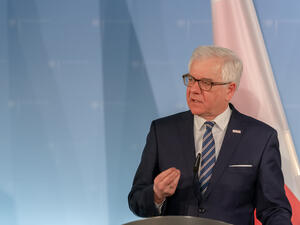 Press conference with the Minister for Foreign Affairs from Poland, Jacek Czaputowicz in Berlin. (Shutterstock/ File Photo)