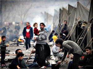 Syrian refugees' camp. (AFP/ File Photo)
