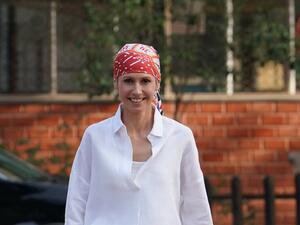 ظهرت عقيلة الرئيس السوري اسماء الاسد مجددا في نشاط اجتماعي