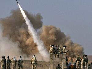 Iran's Revolutionary Guards said Monday they launched a missile strike against a “terrorist” headquarters in Syria. (AFP)