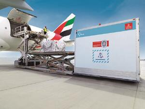 منشأة الإمارات للشحن الجوي الجديدة في شيكاغو المخصصة لمناولة المنتجات الدوائية