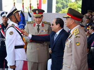Egyptian president Sisi, Army men. (AFP/ File Photo)