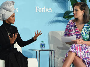 Aden was born in a Kenyan refugee camp to Somali parents Ashley Graham and Halima Aden