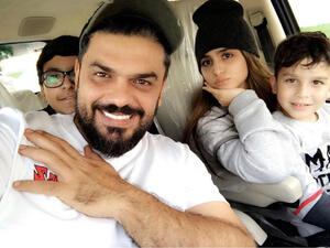 Mohammed Turk his eldest daughter Hala and her two brothers appeared in new pictures Source alturkproductions Instagram