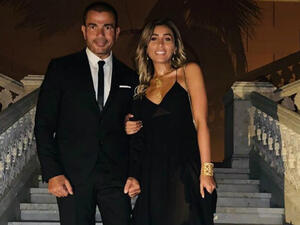With Amr Diab posting a photo with Dina Al-Sherbini for the first time, many considered it an explicit declaration of their relationship Source amrdiab Instagram
