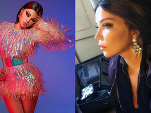 The war has started between Haifa Wehbe and Mai Hariri Source haifawehbe mayhariri Instagram