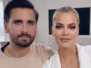 Khloe Kardashian with Scott Disick