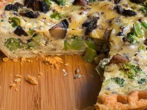 كيش الفطر ( المشروم)