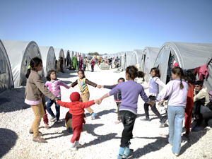 Syrian refugees families. (Shutterstock/ File Photo)