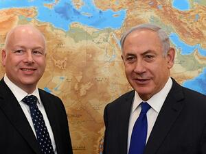  المبعوث الاميركي صاحب الديانة اليهودية والميول الصهيونية وهو احد مهندسي صفقة القرن التي تتغاضى عن حقوق الفلسطينيين