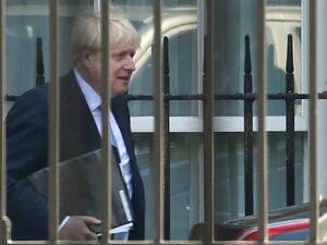 Britain's newly installed Prime Minister Boris Johnson holds his first cabinet meeting today faced with the burning challenge of resolving the three-year Brexit crisis in three months. (Isabel Infantes / AFP)