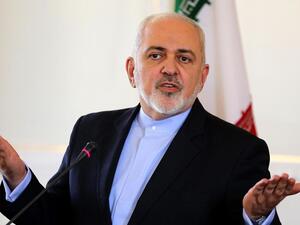 Iran's Foreign Minister Mohammad Javad Zarif gestures during a press conference in Tehran. (AFP/ File Photo)