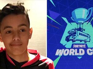 Forty million people had applied to take part in the first Fortnite World Cu (Picture: @WolfiezGG/Twitter, AFP)