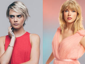 Taylor Swift and Cara Delevingne 
