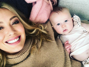 Haylie Duff and her baby Lulu. (Photo: Haylie Duff via Instagram)