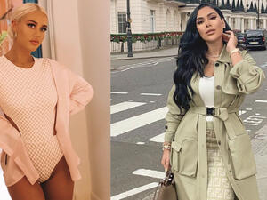 Huda Kattan and Lottie Tomlinson