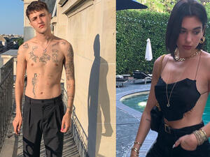 Dua Lipa and Anwar Hadid 