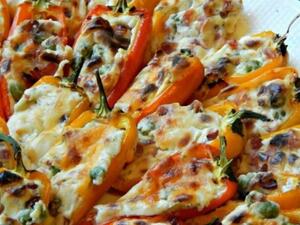 مقبلات الفلفل الحلو المحشو