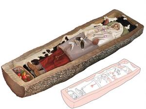 A noblewoman’s burial from 2,000 years ago has been recreated in stunning detail (Shutterstock)	
