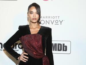 Model Shanina Shaik enjoyed a spot of shopping in Dubai over the weekend AFP