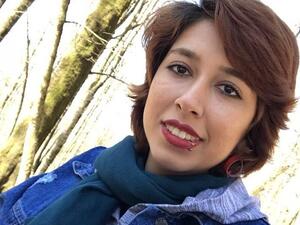 Saba Kord Afshari, 20, has been sentenced to 24 years in jail for participating in protests in Iran, including 15 years for removing her hijab. (Twitter)