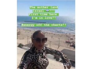 World famous singer and actress Jennifer Lopez is performing in Tel Aviv [Snapchat/jlobts]