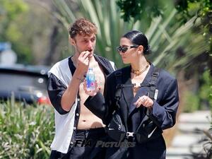 Dua Lipa and Anwar Hadid (Twitter)