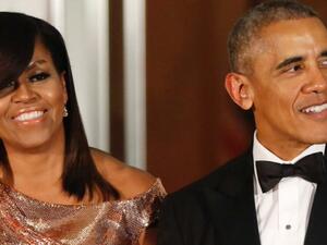 Barack and Michelle Obama (Twitter)