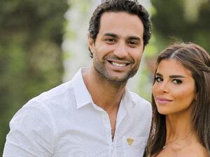 كريم فهمي و زوجته يستقبلان ابنتهما الثالثة