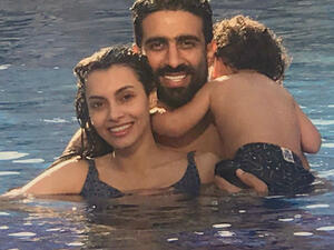 Composer Mostafa Gad posted a picture with his wife and their son Zain via his Insatgram account Source mostafagadofficial Instagram