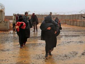 Syrian civilians inside Al Rukban camp. (AFP/ File Photo)