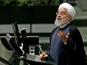 Iran's President Hassan Rouhani addresses parliament in the capital Tehran on September 3, 2019. (AFP/ File Photo)