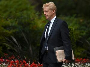 Britain's Minister of State for Universities Jo Johnson arrives to attend a meeting of the Cabinet at 10 Downing Street in central London on September 4, 2019. (AFP/ File Photo)