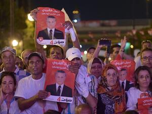 Karoui is to remain in prison after an appeal was turned down just two days ahead of the poll, his party and lawyers said. (AFP/ File Photo)