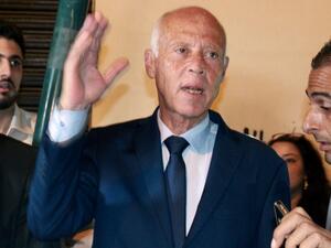 Tunisian presidential candidate Kais Saied  (AFP)