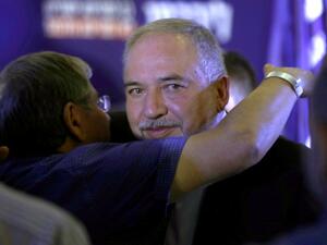 Avigdor Lieberman, leader of the Israeli secular nationalist Yisrael Beiteinu party (AFP)