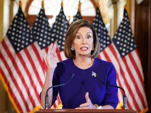 US Speaker of the House Nancy Pelosi, Democrat of California, announces a formal impeachment inquiry of US President Donald Trump on September 24, 2019, in Washington, DC. (AFP/ File Photo)