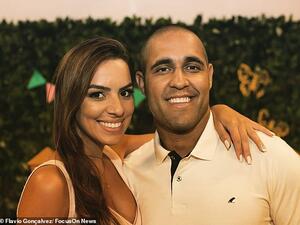 Flavio Gonçalvez was left a single father to his newborn daughter on his wedding day after fiancee Jessica Guedes suddenly collapsed on the way the ceremony. (Flavio Gonçalvez)