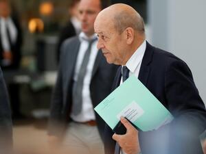 Jean-Yves Le Drian, the French foreign minister (Twitter)