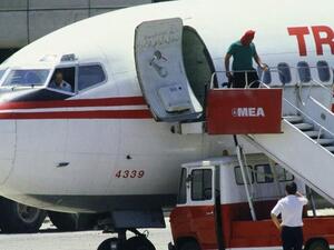 The TWA Flight 847 was travelling from Cairo to San Diego when it was hijacked on June 14, 1985 after it took off from Athens. (AFP/ File Photo)