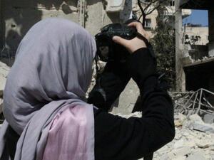 Waad al-Kateab helped expose the horrors of Aleppo (Twitter)