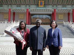 Welcome Solomon Islands PM Manasseh Sogavare to Taiwan (Twitter)