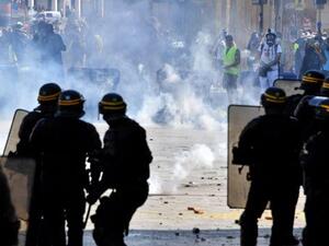 ‘Yellow Vest’ Protesters, Police Clash In Renewed Demonstration Across France (Twitter)