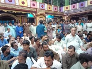 Hindu temple in Ghotki (Twitter)